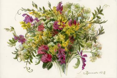 Original Realism Floral Paintings by Yulia Krasnov