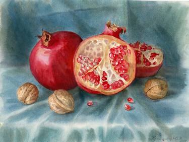 Pomegranates and nuts thumb