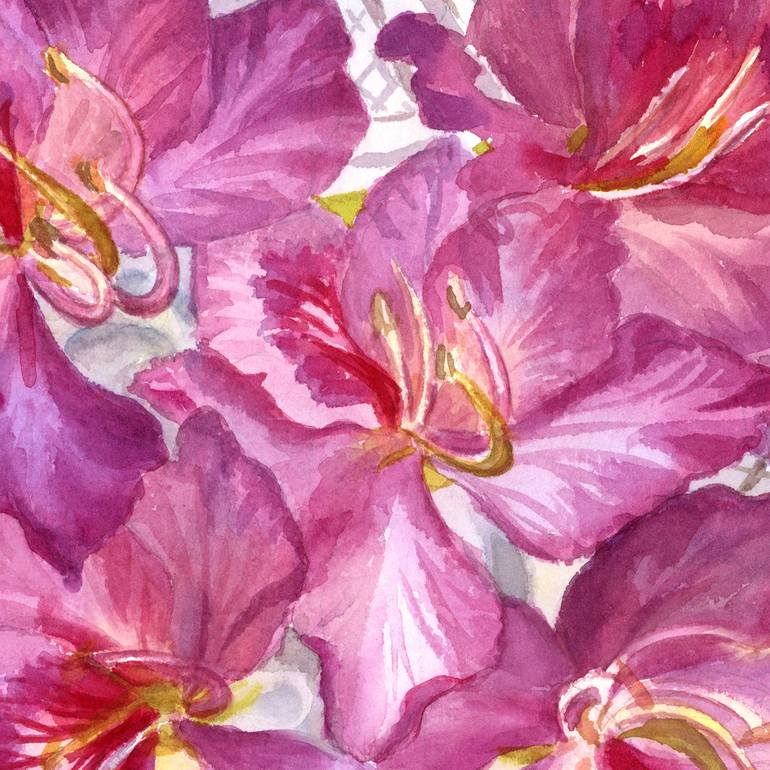 Original Floral Painting by Yulia Krasnov