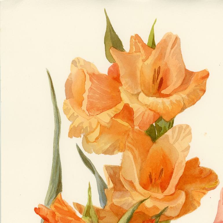 Original Floral Painting by Yulia Krasnov