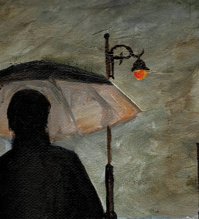 Original Impressionism People Painting by Davide Pacini