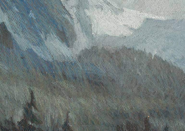 Original Expressionism Landscape Painting by Piotr KołAkowski