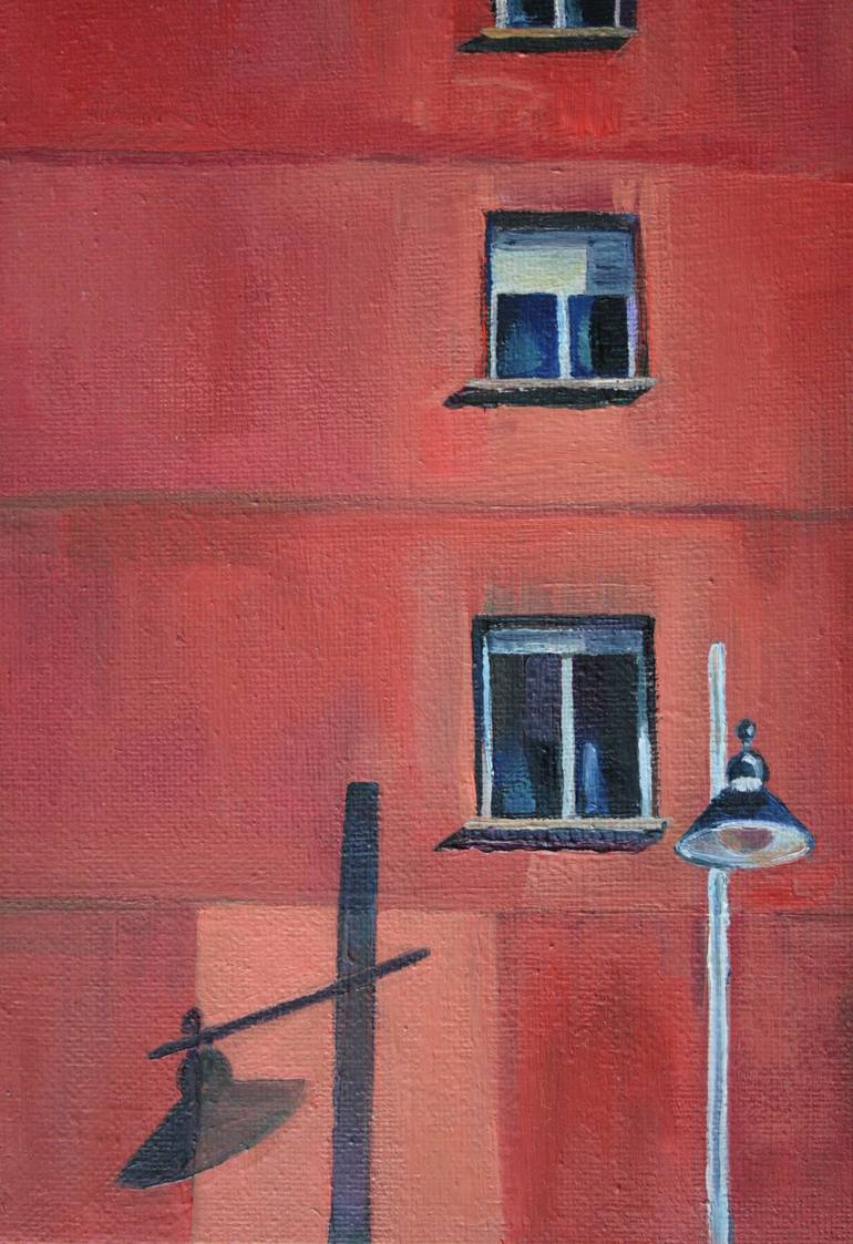 Original Architecture Painting by Alena Truleva