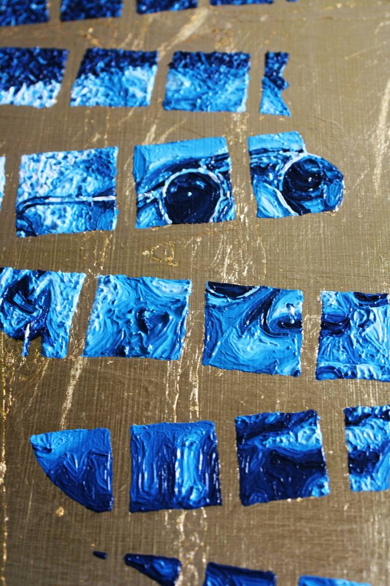 Original Abstract People Painting by Natasha Wong