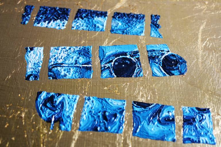 Original Abstract People Painting by Natasha Wong
