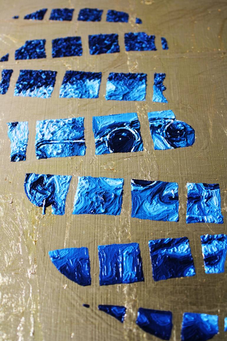 Original Abstract People Painting by Natasha Wong
