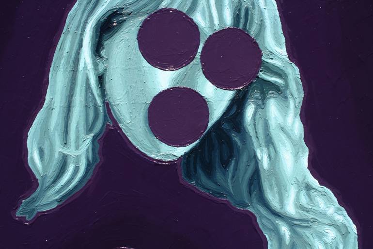 Original Abstract People Painting by Natasha Wong