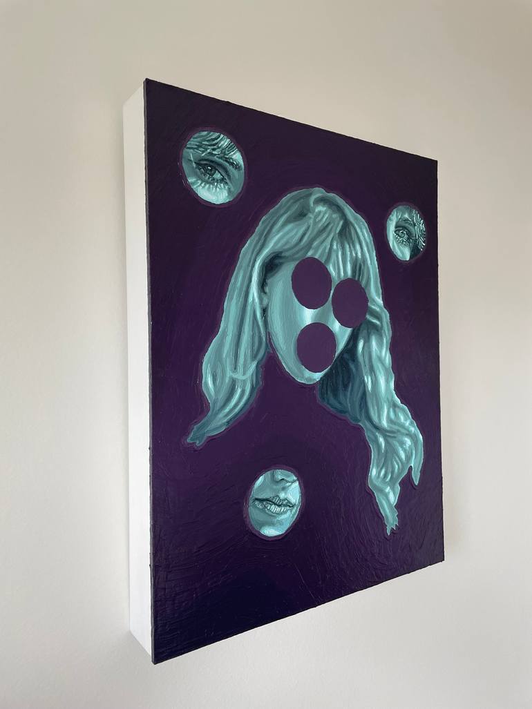 Original Abstract People Painting by Natasha Wong