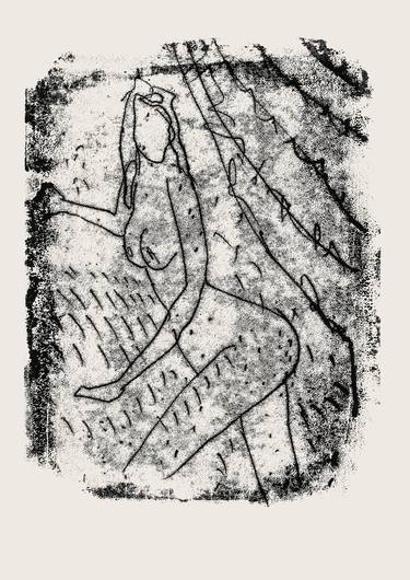 Print of Abstract Nude Printmaking by Anunay Rai