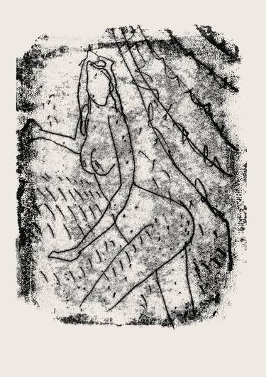 Print of Nude Printmaking by Anunay Rai