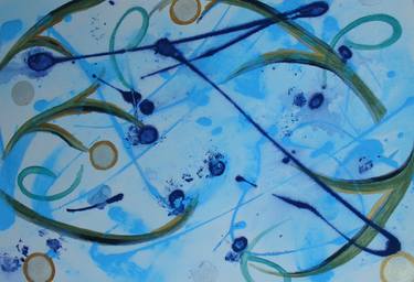 Original Abstract Painting by DMaria Woods