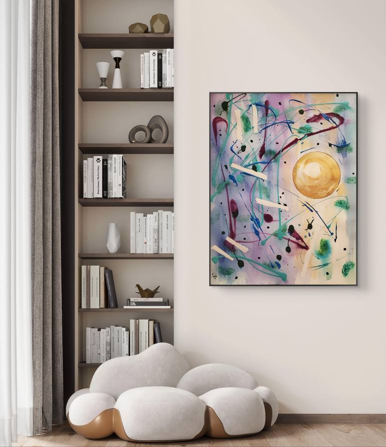 Original Abstract Painting by Dmaria Woods