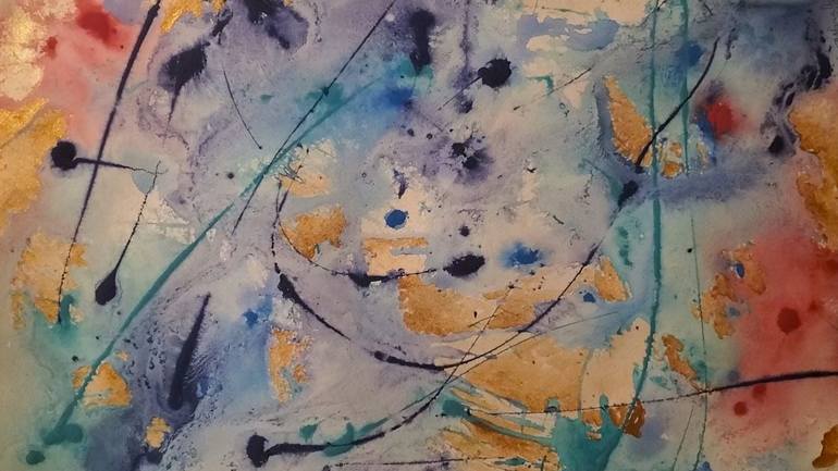 Original Abstract Painting by DMaria Woods