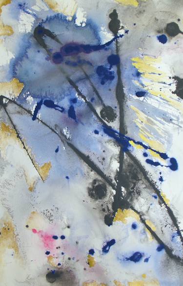 Original Abstract Expressionism Abstract Painting by Dmaria Woods