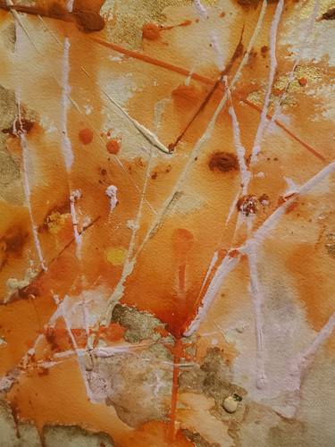 Original Abstract Expressionism Abstract Painting by Dmaria Woods