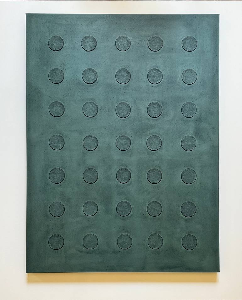 Original Contemporary Geometric Painting by Heawon Yi