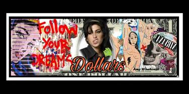 Amy Winehouse Dollars - Limited Edition of 200 thumb