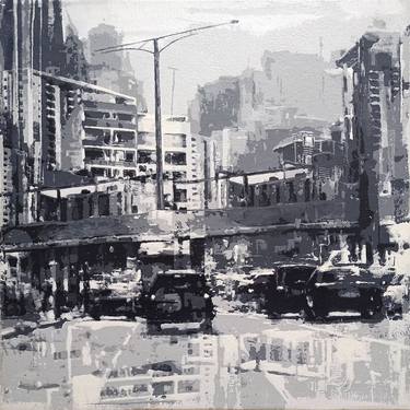 Original Modernism Cities Paintings by Omara Mejia