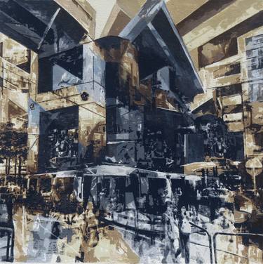 Print of Abstract Architecture Paintings by Omara Mejia