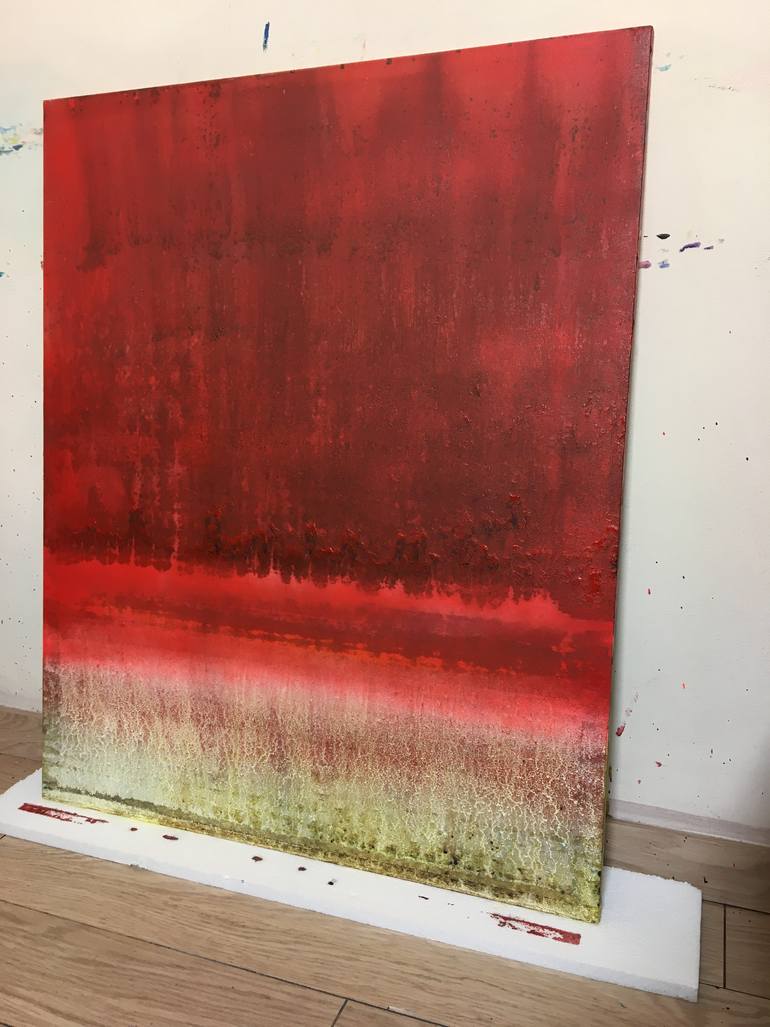 Original Abstract Expressionism Abstract Painting by Enric Alberti