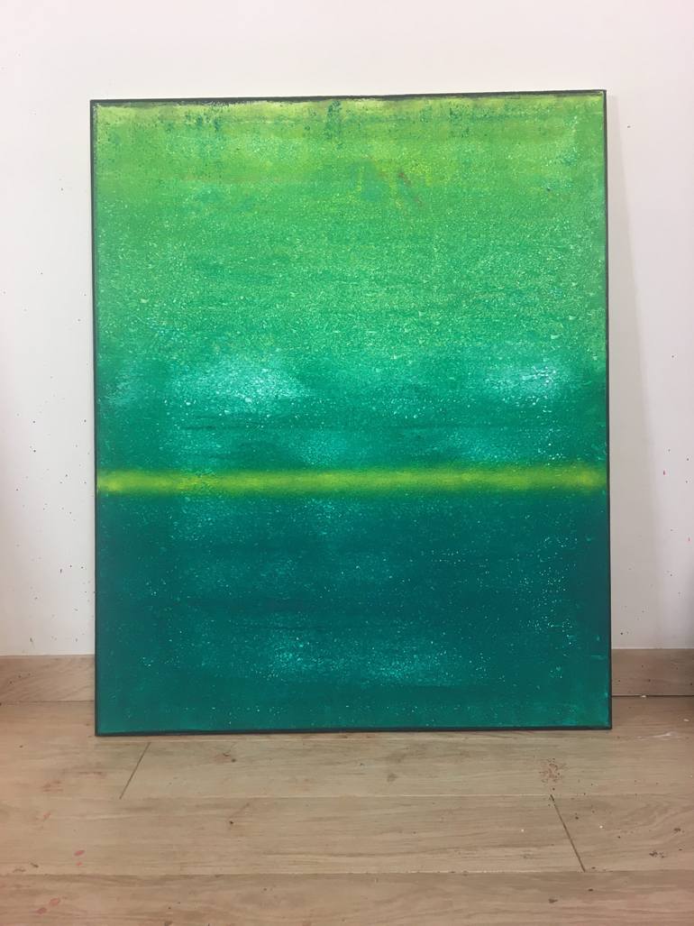 Original Abstract Expressionism Abstract Painting by Enric Alberti