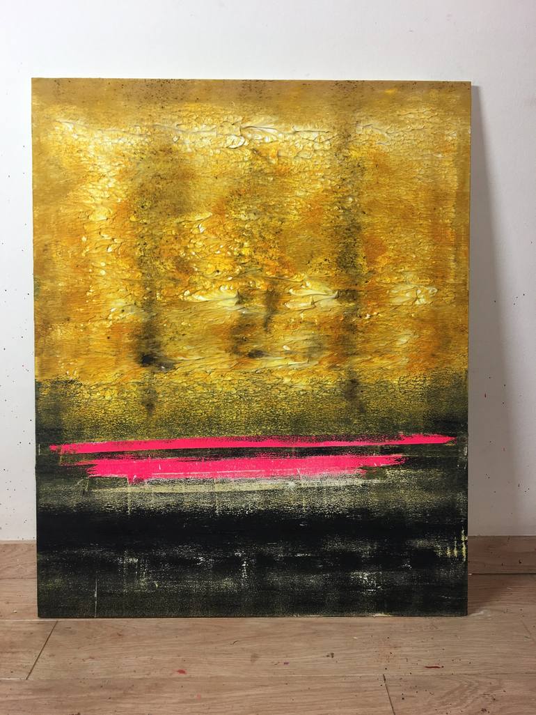 Original Abstract Expressionism Abstract Painting by Enric Alberti