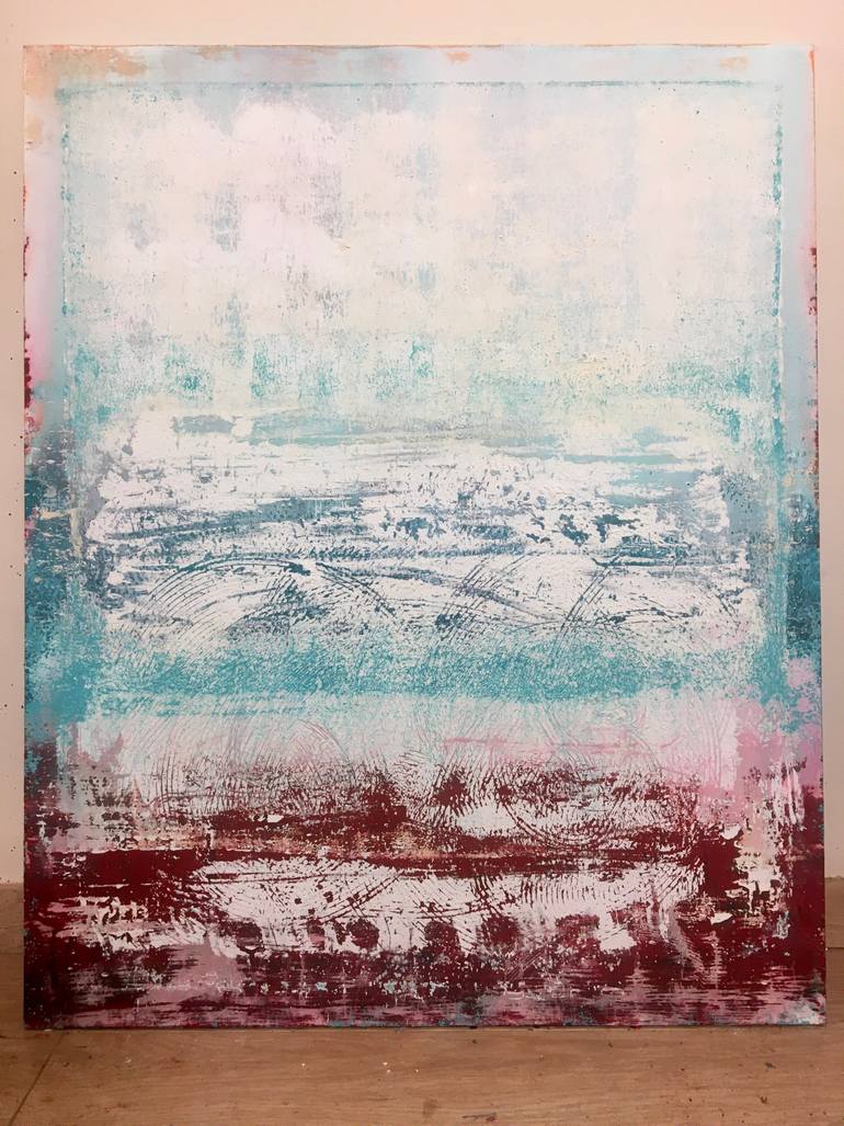 Original Abstract Expressionism Abstract Painting by Enric Alberti