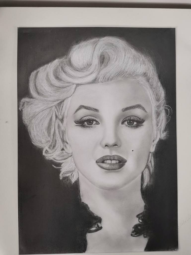 Marilyn Monroe Drawing by Loredana Leu | Saatchi Art