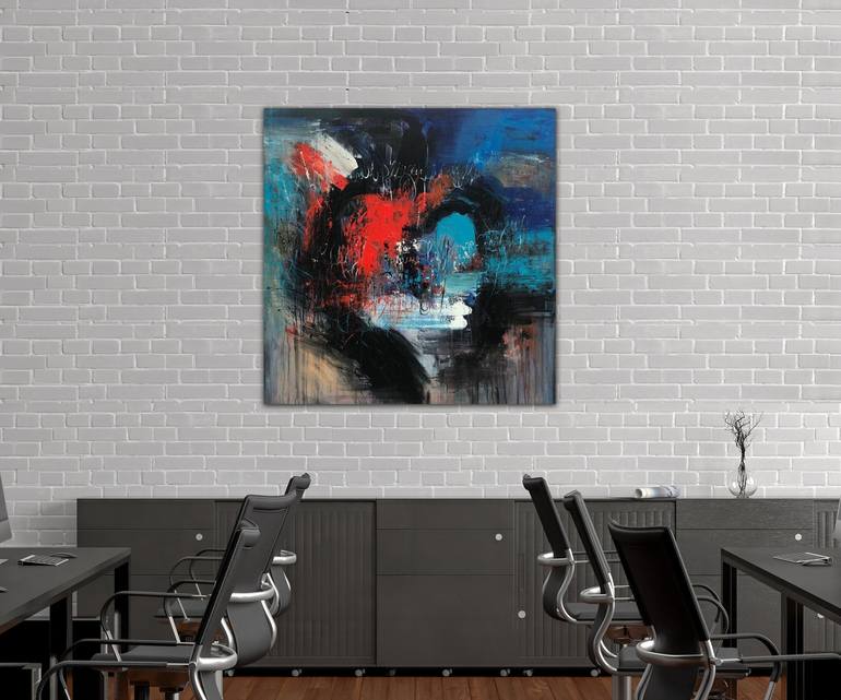 Original Abstract Expressionism Abstract Painting by Mykola Zorin