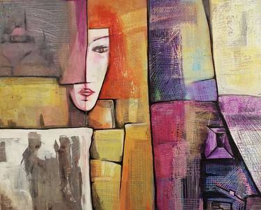 Original Abstract Paintings by Naniko Baramidze