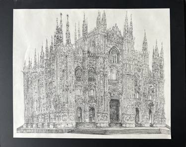 Original Realism Architecture Drawings by Roohi V