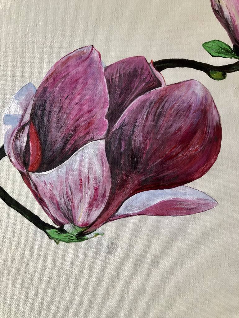 Original Figurative Botanic Painting by Dinara Daniel