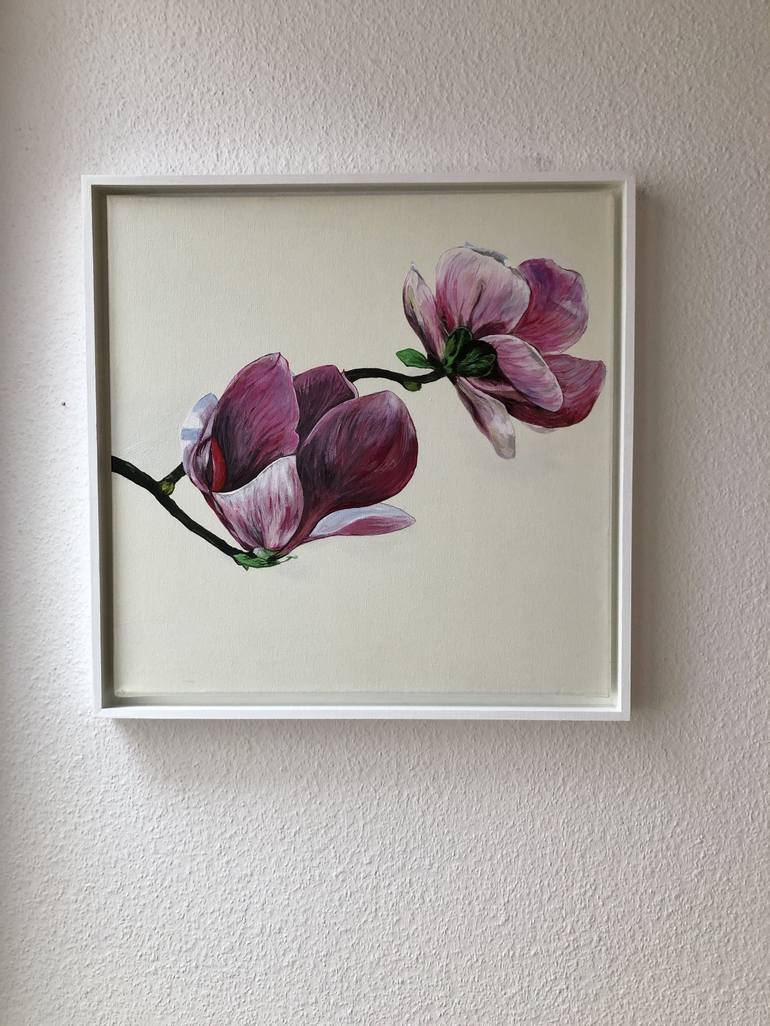 Original Figurative Botanic Painting by Dinara Daniel