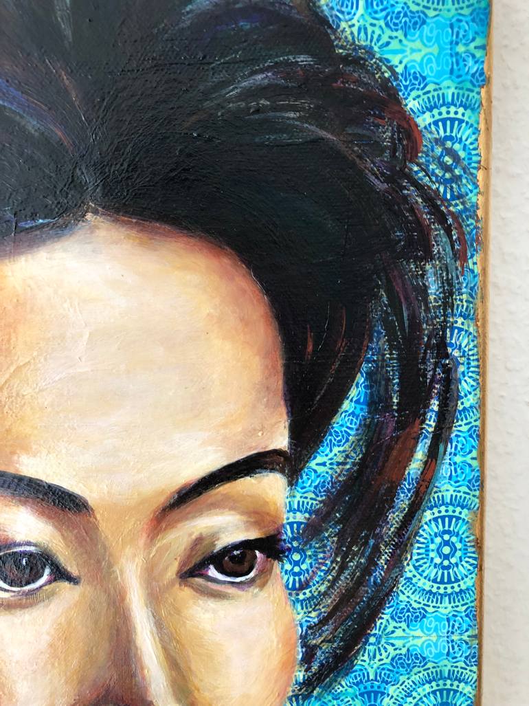 Original Figurative People Painting by Dinara Daniel
