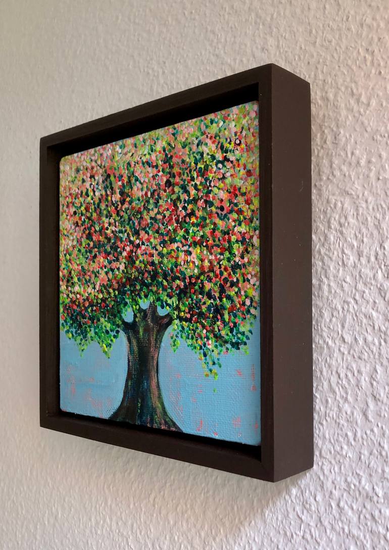 Original Expressionism Nature Painting by Dinara Daniel