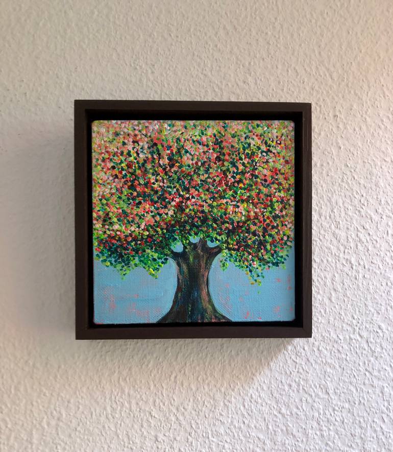 Original Expressionism Nature Painting by Dinara Daniel