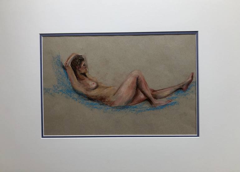 Original Nude Drawing by Dinara Daniel