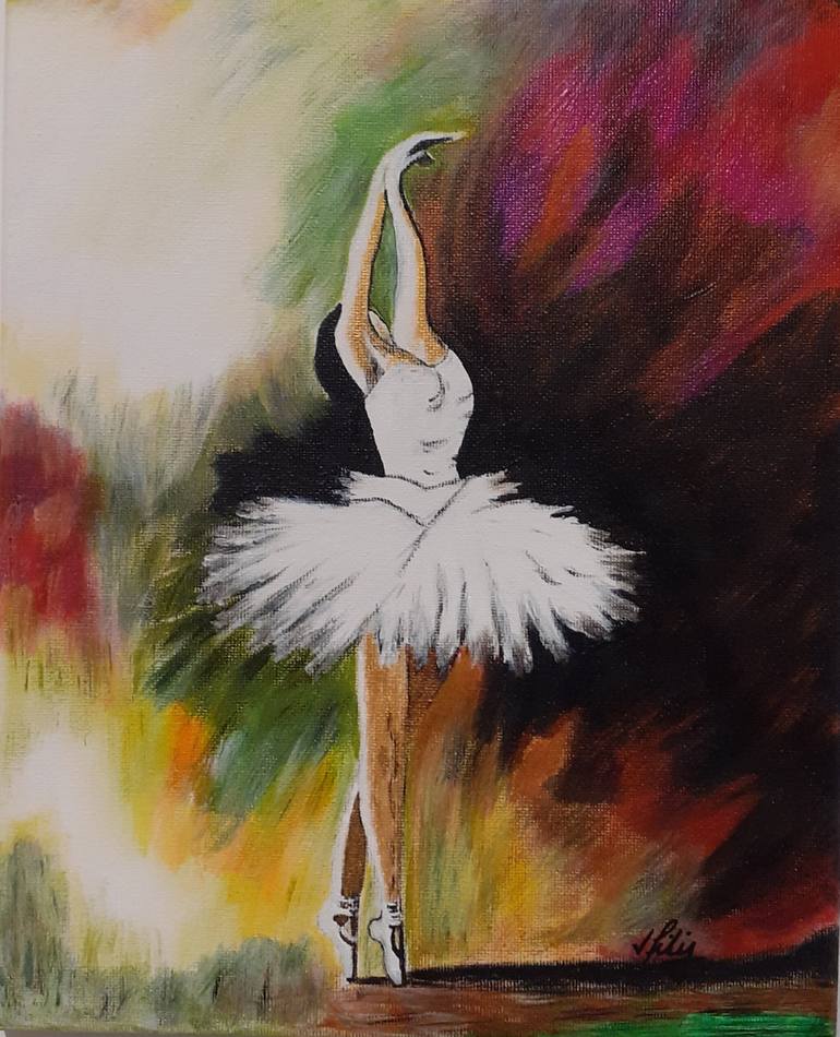 Ballerina Painting by Mariana Filip | Saatchi Art