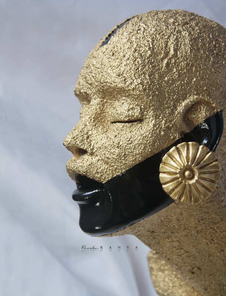 Original Contemporary People Sculpture by Pamela Ranya