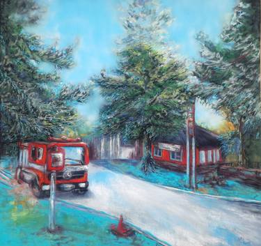 Original Car Paintings by Nadia Bedei