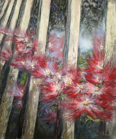 Print of Floral Paintings by Nadia Bedei