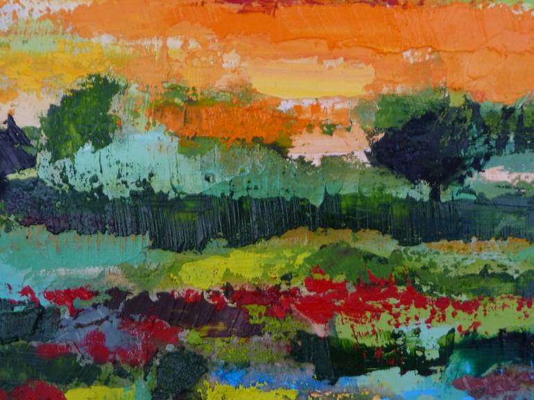 Original Landscape Painting by Carolina Villagra-Roth