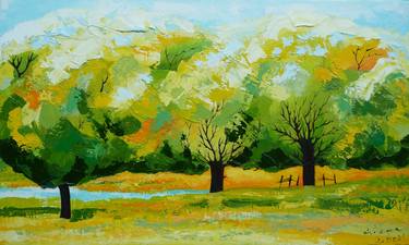 Original Landscape Paintings by Carolina Villagra-Roth
