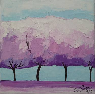 Original Expressionism Landscape Paintings by Carolina Villagra-Roth