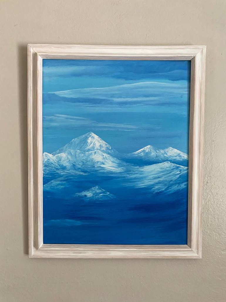 Original Abstract Seascape Painting by Richard Layton