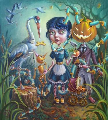 Original Surrealism Fantasy Paintings by Greg Known