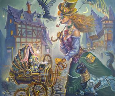 Original Fine Art Fantasy Paintings by Greg Known