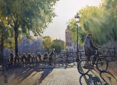 Original Realism Cities Paintings by Arthur Koopmans