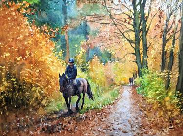 Print of Realism Horse Paintings by Arthur Koopmans