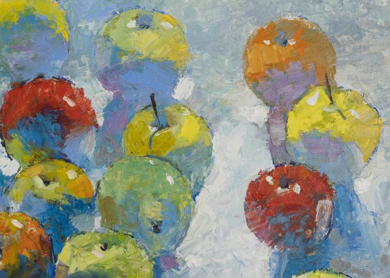 Original Impressionism Food Painting by George Chertanov